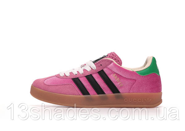 Adidas gazelle black and pink velvet 2025