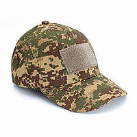 Тактична кепка бейсболка Хижак Камуфляжна кепка з липучкою Польова кепка військова армійська