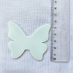 Пластиковий шаблон 6.5×5.5 см у формі метелика, фото 2