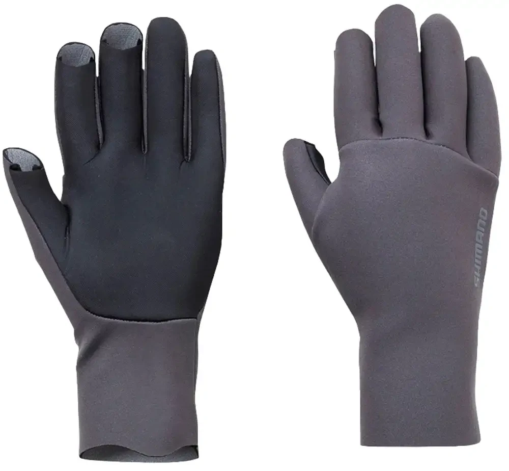 Рукавички Shimano Chloroprene EXS 3 Cut Gloves L Gray / Pink