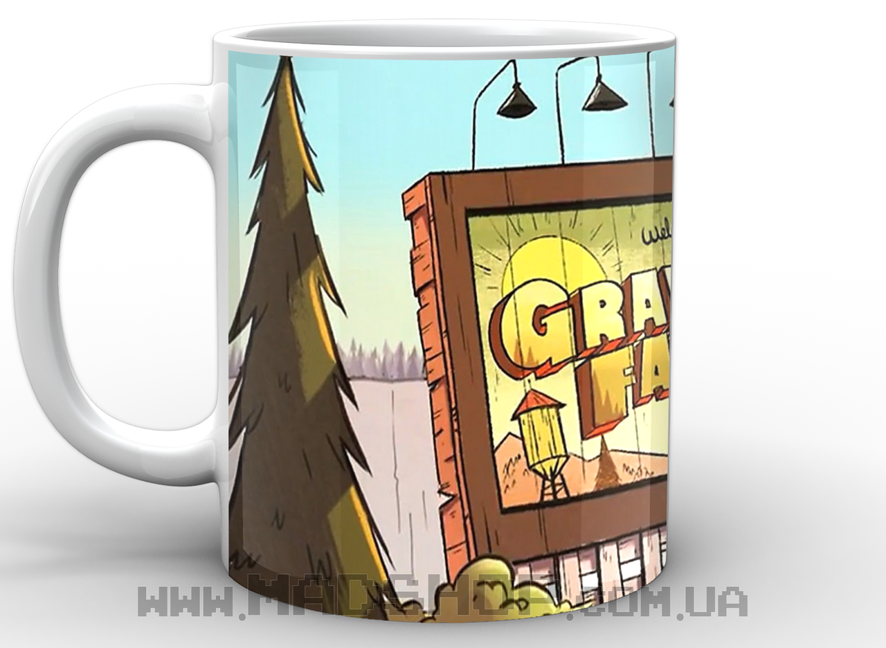 Кухоль Гравіті фоллз логотип GF.02.21, фото 1