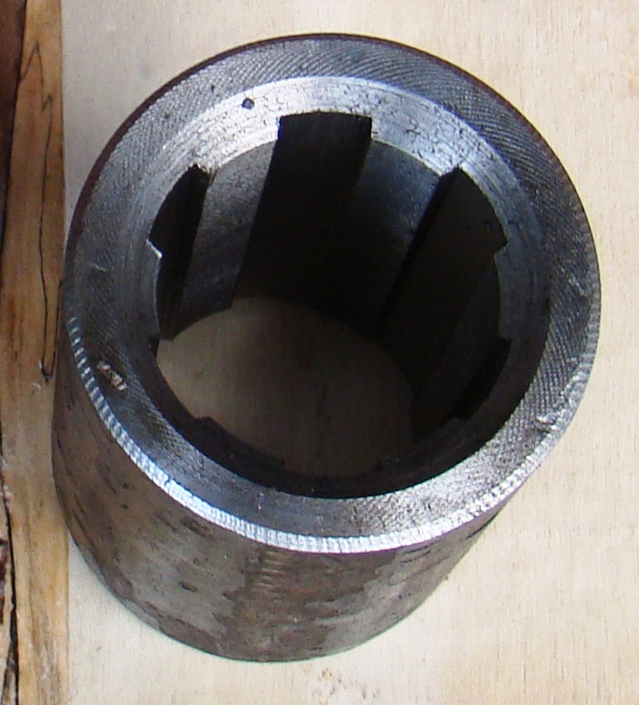 Втулка шліцева на 6 шліців (L-80 mm)