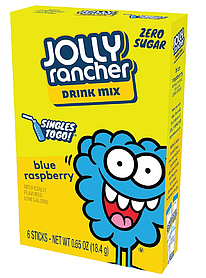 Порошковий напій Jolly Rancher Water Drink Mix Blue Raspberry 6 стіків