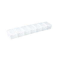 Органайзер пластиковий для рукоділля та шиття 15х3х2 см 7 осередків