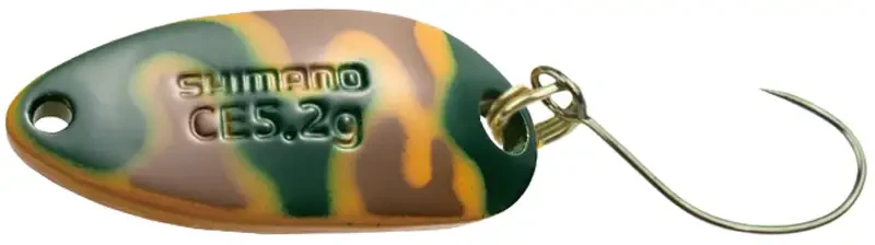Блешня Shimano Cardiff Roll Swimmer Camo Edition 4.5 g # 24T Mustard Green Camo, фото 1