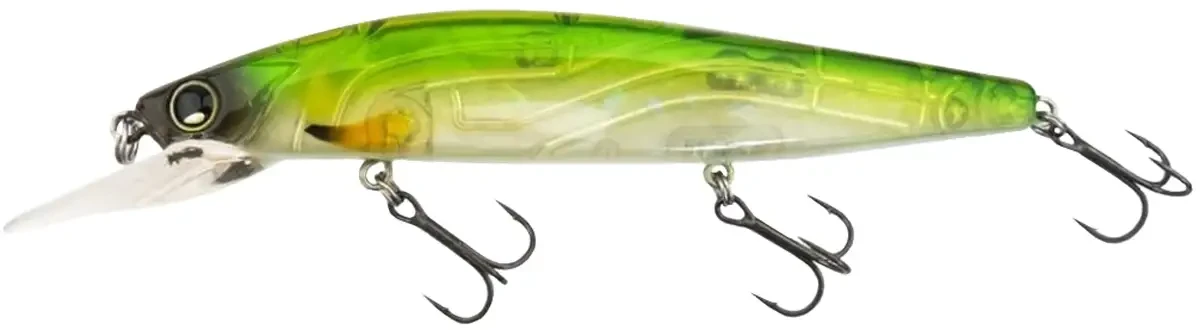 Воблер Shimano Bantam Rip Flash 115fmd 115mm 14.0 g # 001 Ghost Ayu (1.8 m), фото 1