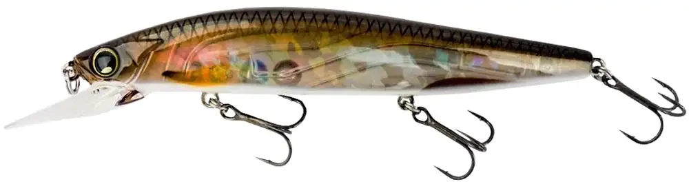 Воблер Shimano Bantam Rip Flash 115fmd 115mm 14.0 g # 003 Ghost Bait (1.8 m), фото 1