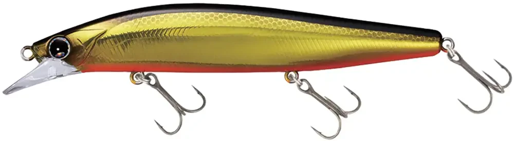 Воблер Shimano Bantam Rip Flash 115F 115mm 14.0 g # 008 Black Gold (1.0 m), фото 1