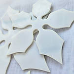 Пластиковий шаблон "Пуансетія" 9 см, фото 3