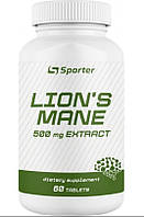 Харчова добавка Sporter Lions Mane 500 mg 60 таблеток