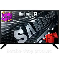 Телевизор Samsung 42 дюймов Smart TV Android 13 Wi-Fi новинка 2024 (6767-88) + второй пульт в подарок