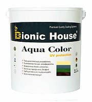 Краска-лазурь для дерева акриловая "Aqua color" 2,5л