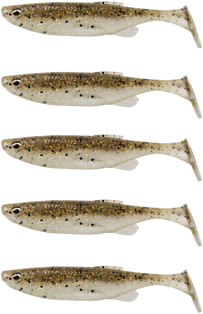 Силікон Savage Gear Fat Minnow T-Tail 75 mm 5.0 g Holo Baitfish (5 шт./пач.), фото 1