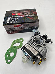 Карбюратор 34/36 коса Kamberg + прокладки (11 мм)