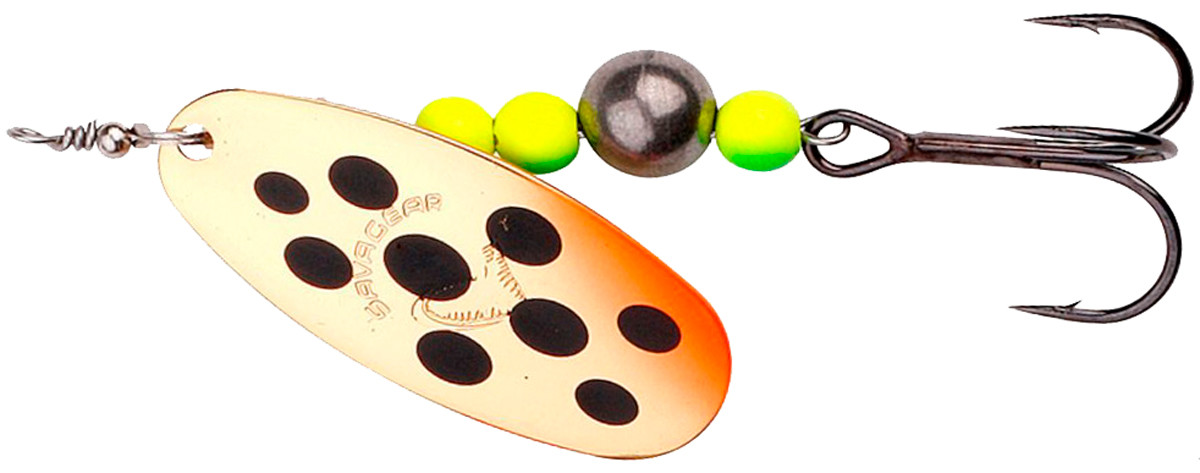 Блесна Savage Gear Caviar Spinner #4 18.0g 05-Firetiger, фото 1