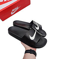 Шлепанцы тапки сланци Nike Найк черные