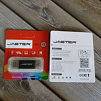 Флешка USB 32гб USB 2.0 Flash Drive 32Gb JASTER TYPE-C двухсторонняя флешка OTG тайп си