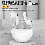 Бездротові навушники Air Pro 6 TWS Bluetooth навушники Білі, фото 7