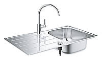 Комплект кухонной мойки и смесителя Grohe K200 (31562SD1) D_8190