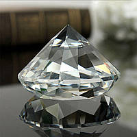 Rest Декоративний діамант RESTEQ 60 мм. Діамант із оптичного скла к9. Діамант із кришталевого скла K9. K9