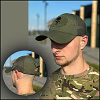 Мужская тактическая оливковая кепка бейсболка Каратель Punisher, военные тактические кепки, полевые кепи