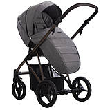 Коляска Bebetto FLAVIO CHOCO 11 сірий льон 503.12.23.C11, фото 4
