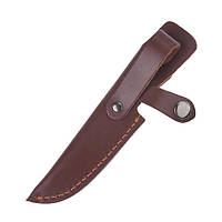 Rest Кобура для ножа коричнева RESTEQ. Шкіряний чохол для ножа. Ножни для ножа із натуральної шкіри 18,5 см x
