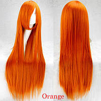 Rest Довга перука RESTEQ - 100см, оранжеве волосся, косплей