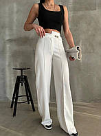 Самые популярные брюки в классическом стиле белый