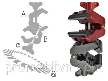 Подвійний MULTI затискач повороний, фото 1