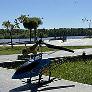 Вертоліт на радіоуправлінні "TORNADO" Синій 65см | Гвинтокрил на пульті управління | Гелікоптер на радіокеруванні, фото 2