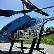 Вертоліт на радіоуправлінні "TORNADO" Синій 65см | Гвинтокрил на пульті управління | Гелікоптер на радіокеруванні, фото 5