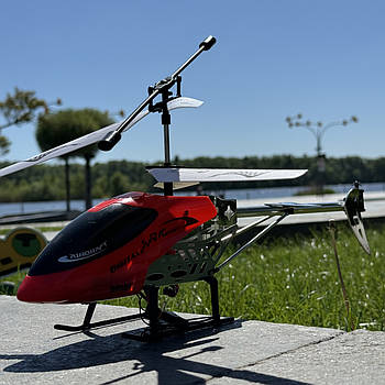 Вертоліт на радіоуправлінні "GROZA VITRIV" 43см | Гвинтокрил на пульті управління | Гелікоптер на радіокеруванні