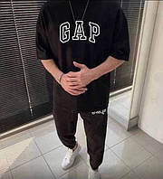 Мужской спортивный костюм GAP двухнить черный