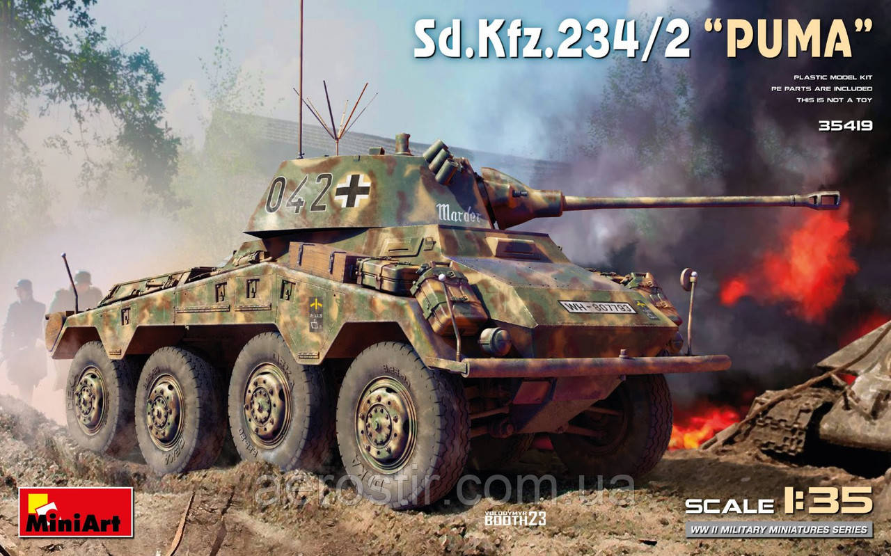 SD.KFZ.234/2 PUMA 1/35 MiniArt 35419, фото 1