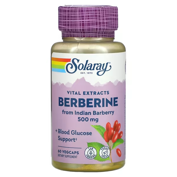 Solaray Berberine 500 mg 60 veg Caps