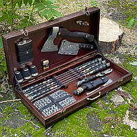 Подарочный набор шампуров ВИКИНГ Gorillas BBQ в деревянной коробке PRO_11400