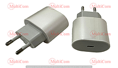 04-02-051. Зарядний пристрій 1 гніздо USB type C, 20W, білий