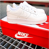 Кросівки Nike Air Force 1 white білі чоловічі низькі кросівки Найк Аір Форс унісекс