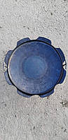 Велика сковорода зі справжнього диска борони похідна для багаття дискова, подарунок рибалкам