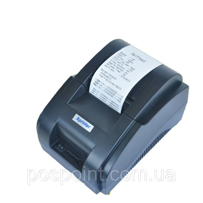 Термо принтер чеков 58 мм ХPRINTER ХP-58IIH - фото 1 - id-p321793695