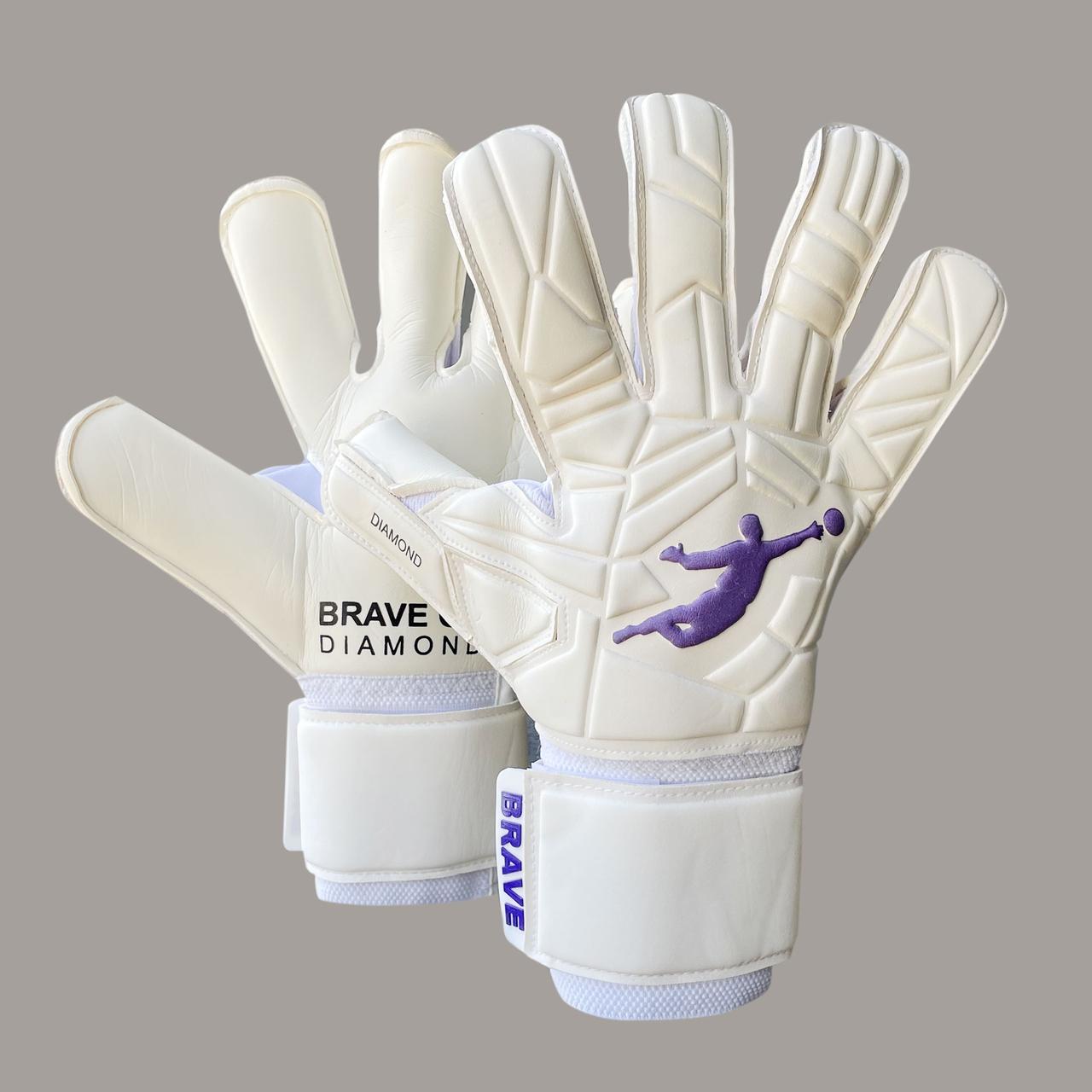Рукавички дорослі воротарські BRAVE GK DIAMOND PURPLE