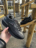 Кросівки чоловічі Reebok LX 2200 (чорні, шкіра) PRO_1500