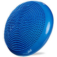 Подушка балансувальна масажна Zelart FI-4272 колір синій js