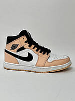 Кросівки жіночі Nike Air Jordan 1 mid peach (жіночі) PRO_750
