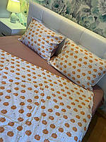 Летнее постельное белье "жатка" с одеялом Koloco евро размер 8