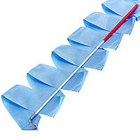 Лента для художественной гимнастики с палочкой Lingo C-3249 цвет синий js