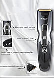 Машинка для стриження волосся тример VGR акумуляторна портативна G-040, фото 6
