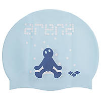Шапочка для плавания детская ARENA KUN JUNIOR CAP AR-91552-90 цвет светло-голубой mn