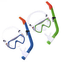 Набір для плавання маска з трубкою Zelart M169-SN69-SIL колір різні кольори mn